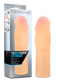 Performance 1.5 Inch Cock Xtender - Beige