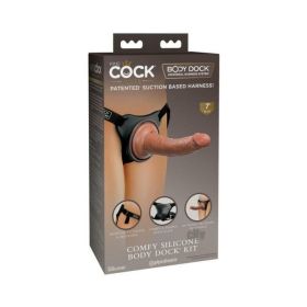 King Cock Elite Comfy Silicone Body Dock Kit