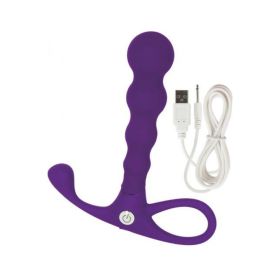 Embrace Beaded Anal Probe Purple