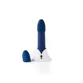 Sensuelle Point Plus Bullet Vibrator Blue 2 Sleeves