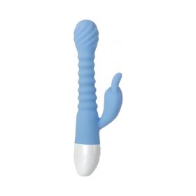 Evolved Bendy Bunny Dual Motors 8 Speeds&functions Ubs Rechargeable Cord Included Silicone Waterproo