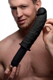 The Curved Dicktator Vibrating Giant Dildo