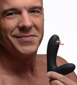 Alpha Pro 12X Tapping Prostate Stimulator Black