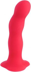 Fun Factory Bouncer 7 inches Weighted Ball Dildo Red