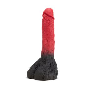 The Realm Lycan Lock-on Werewolf Dildo Red