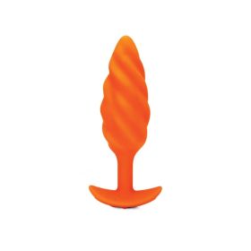 b-Vibe Swirl Texture Plug Orange