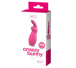 Crazzy Bunny Rechargeable Bullet (Option: Pretty in Pink)